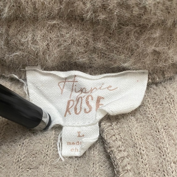 Hippie Rose Tan Wide Leg Fleece Pants - Picture 2 of 8